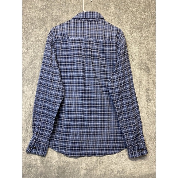 Chaps Men's Long Sleeve Blue Plaid Stretch Button Down Shirt Size XL - Picture 2 of 8
